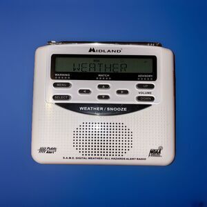 Midland Weather Radio WR-120EZ Public Alert NOAA Emergency Storm Alert Hazards